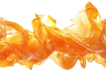 Liquid tangerine dreams captured in fluid form showcasing vibrant colors and abstract shapes swirling together in a mesmerizing dance of art and creativity
