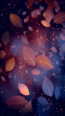 Charming Stone House Surrounded by Autumnal Trees in a Forest Landscape