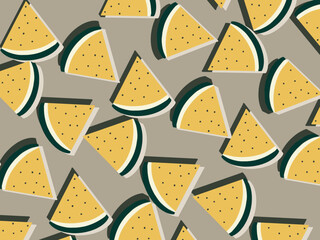 seamless pattern with bread