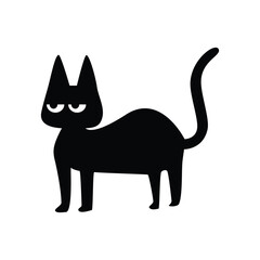 Black cat walking. Sleepy Black Cat. Sleepy Cat Walking. Halloween cat.