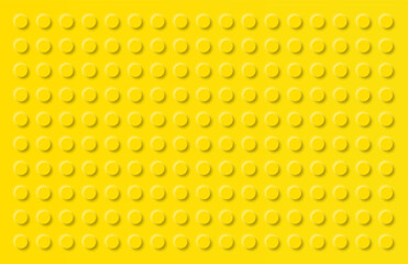 Yellow Dotted 3D Texture. Abstract Minimal Background. 