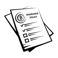 A doodle style icon showing bitcoin investor
