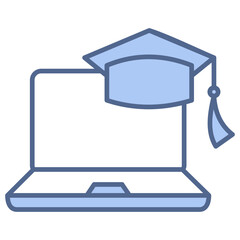 Online Consultation Blue Icon