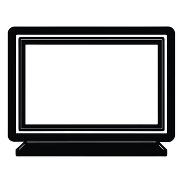 virtual frame vector icon on ehite background