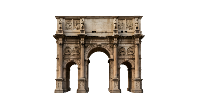 Arch Of Constantine Isolated Photo