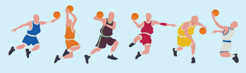 Basketball flat  illustration sport vector