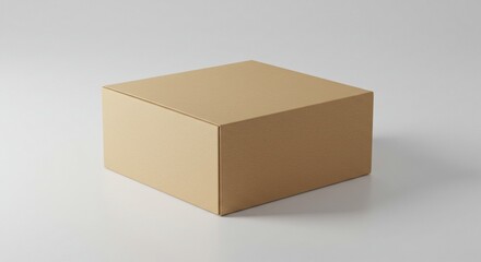 Realistic Packaging Box Mockup in Studio