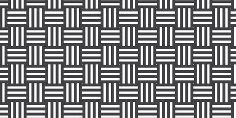 Seamless pattern with squares line diamond wall mat. Vintage textile decor geometric illustration element.