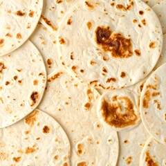 Stacked tortillas
