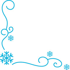 Snowflake Corner Decoration