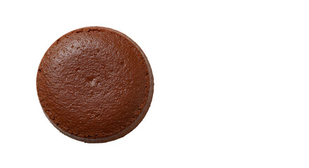 Isolated Photo Chocolate Cookie with Sprinkles
