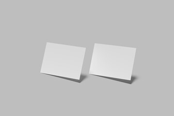 A6 Postcard blank mockup Template
