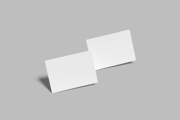 A6 Postcard blank mockup Template