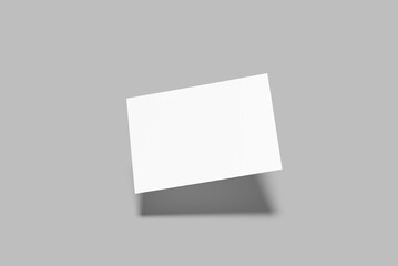 A6 Postcard blank mockup Template