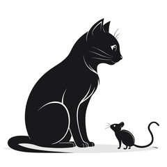 black cat silhouette