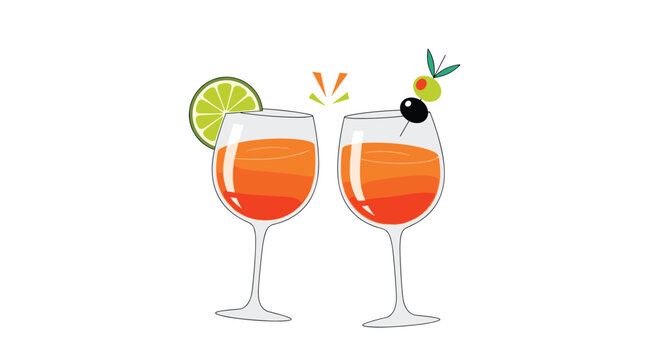 Celebrate with refreshing aperitif cocktails and garnish them with olives and citrus.