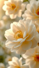 Obraz premium white chrysanthemum flower