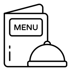 Premium download icon of food menu