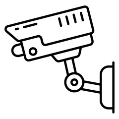 A perfect design icon of cctv camera 