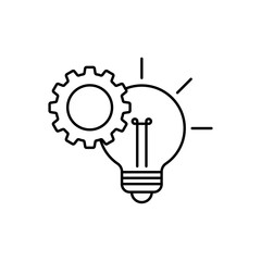 Icon a Help Idea, isolated against a clean background.