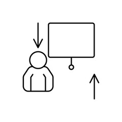 Icon a Mentoring Impact, isolated against a clean background.