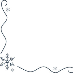 Snowflake Corner Decoration