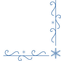Snowflake Corner Decoration