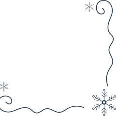 Snowflake Corner Decoration