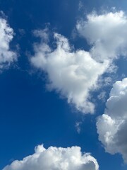Obraz premium blue sky with clouds