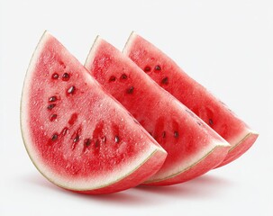 Fresh watermelon slices