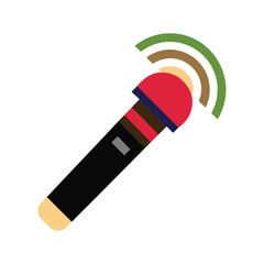 wireless mic for classes vector art