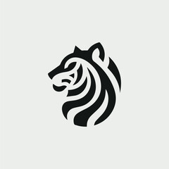 Minimalist Tiger Logo
