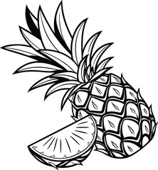 Charming Pin Outline Minimal Design