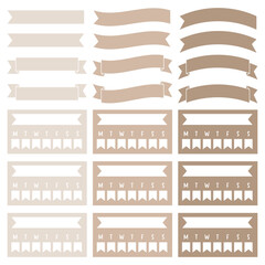 Beige Productivity Digital, Planner stickers, Journal Stickers, Memo notes activity and scrapbook stickers.