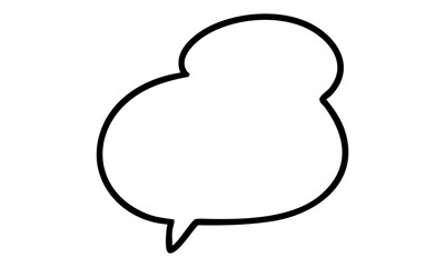 手書きの吹き出しベクター