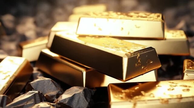 Texture surface gold bar, design natural abstract color background