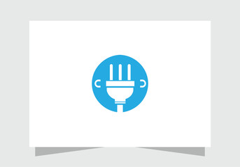 Electrical Plug Logo vector design
