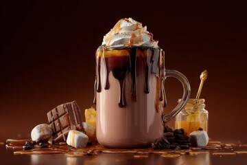 hot chocolate with marshmallows