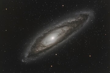 Majestic Spiral Galaxy in Deep Space Astrophotography