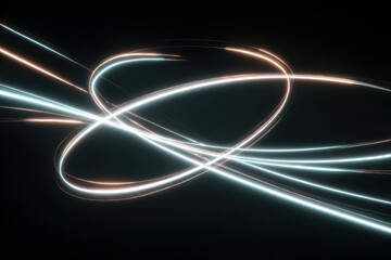 abstract background with glowing lights