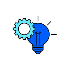 Icon a Help Idea, isolated against a clean background.