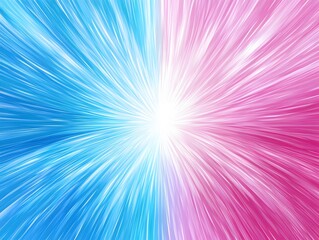 Abstract Burst Background Pink Blue Rays Light Beams Energy