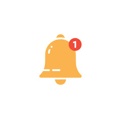 Flat Design Bell Icon