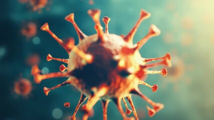 Virus causing outbreak of disease and global pandemic - Powered by Adobe