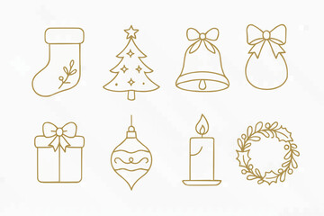 高級感のあるクリスマスモチーフ