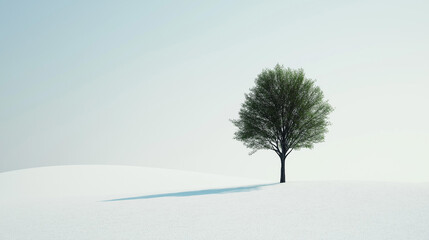Solitude in White Silence