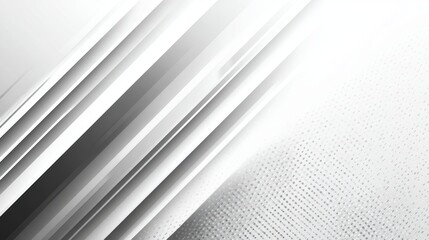 Obraz premium Abstract White and Gray Lines Creating Dynamic Contemporary Background