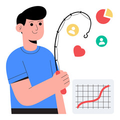 Attracts Customers PNG file on transparent background.