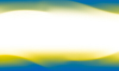 Blue and Yellow Gradient Border Abstract Design