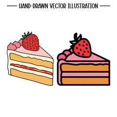 cake with strawberry